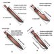thumbnail image 3 of Professional Cutter Case Soft Interior Leather Holder Gardening Cutter Pouches Cutter Sleeve for Various Tool Storage Multicolor, 3 of 4