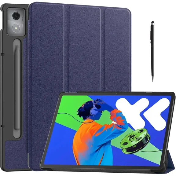 Case for Lenovo Idea Tab Pro 12.7 inch 2025 TB-373FU TB-375FC, Slim Smart Cover Lightweight Hard Shell Protective Cover with Multi-Angle Stand, Universal Stylus Pen