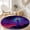 Color 5, variant on SPXUBZ Velvet Round Area Rug Creative Rainbow Road Space Planet Circular Floor Mat Soft Non-Slip Abstract Cosmic Accent Carpet for Living Room Throw Rug