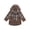 Coffee, variant on Beautyzll 2-14Y Toddler Baby Boys Winter Coat Kids Plaid Double Breasted over Coats Long Jackets for