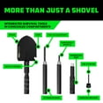 thumbnail image 5 of Rhino USA Survival Shovel w/Pick - Heavy Duty Carbon Steel Entrenching Tool with Rubber Handle, 5 of 9