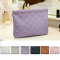 thumbnail image 5 of 7x5.5 Inch Snap Closure Leather Organizer Pouch - Large Portable Waterproof Women's Purse Organizer for Cosmetics, Glasses, Jewelry & Headphones, 5 of 5