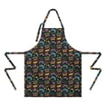 thumbnail image 2 of Colorful Controllers Games Words Black Apron-Garden Aprons for Women with Pockets-Cotton Linen Waterproof Kitchen Cooking Gardening Aprons Adjustable for Kitchen,Cooking,BBQ and Salon 33x27 Inch, 2 of 3