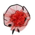 thumbnail image 4 of CAIXIA Fascinators Hat for Women Tea Party Headband Kentucky Derby Wedding Flower Cocktail Mesh Feathers Hair Clip, 4 of 7