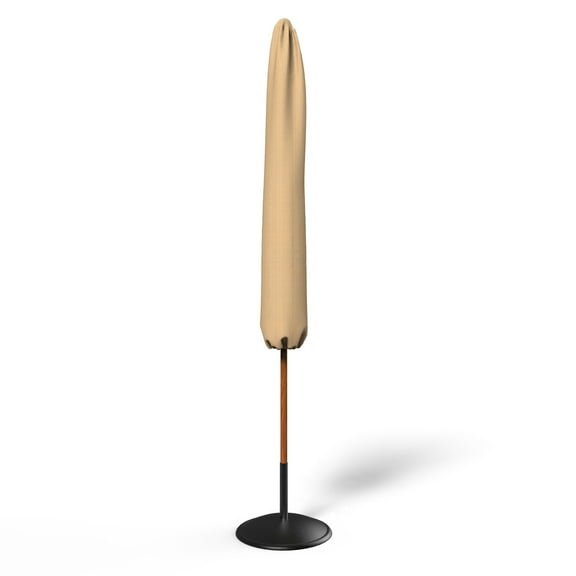 Budge 14" Dia. x 71" H Beige Patio Umbrella Cover, Sedona