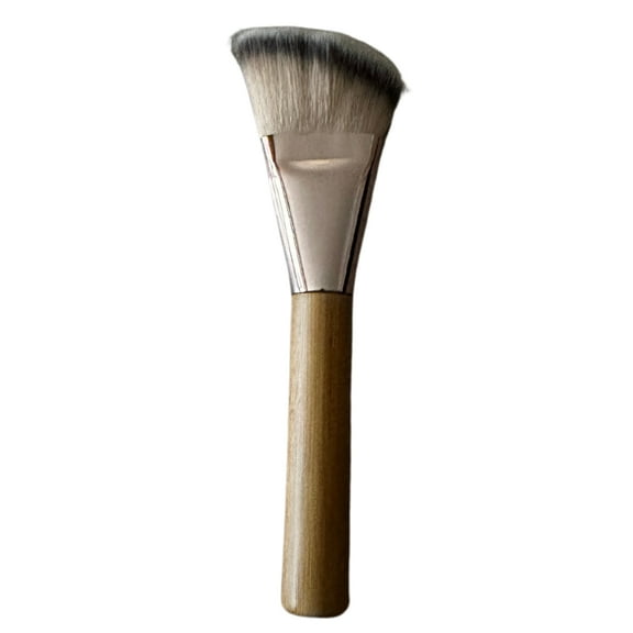 Cheek Lifter Angled Brush – Fluffy Blending Brush for Sculpting & Lifting Cheeks, Vegan & Cruelty-Free with Bamboo Handle