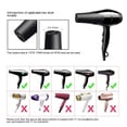 thumbnail image 4 of Difusor universal plegable para secador de pelo - Viaje y fácil almacenamiento - Se adapta a la mayoría de secadores de pelo - Diseño plegable de viaje negro, 4 of 5