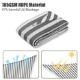 thumbnail image 3 of Yescom 13x10Ft 97% UV Block Rectangle Sun Shade Sail Outdoor Patio Pool Garden Yard Lawn Carport Net Awning Gray+White, 3 of 11