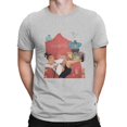 thumbnail image 1 of Camisetas clásicas para hombre, de algodón puro, informales, cuello redondo, de manga corta, tallas 4XL y 5XL., 1 of 6