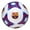 White, variant on Icon Sports FC Barcelona Kaleidoscope Design Soccer Ball [Size 5, Blue]