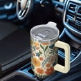 thumbnail image 6 of OBREWU Pioneer Flower Tumbler with Handle and Lid,40oz Pioneer Flower Double Wall Vacuum Insulated Tumbler,Pioneer Flower Cups Gift for Women and Men, 6 of 7