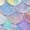 Colorful Mermaid Scale, variant on Psesaysky Little Girls Summer Two Piece Boyshort Modest Swimwear Tankini Kids Swimsuit (6-15 Years/ Jamaica Hibiscus)