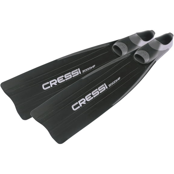 Cressi Gara 2000 HF Long Fins - Black - 7-8