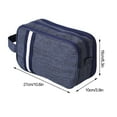 thumbnail image 5 of Hovmgk Toiletry Bag, Travel Pouch, Hanging Dry-Wet Separation for Men & Women, Travel Supplies & Bathroom Accessories, Organized Shaving & Cosmetic Storage, Perfect for Travelers & Commuters, Wine, 5 of 6