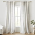 thumbnail image 2 of Urbanest Adjustable Single Curtain Rod Set Tribale Finials – 1 - Inch Diameter, With Cottage Rod, 28–48 Inches, 2 of 6