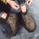 thumbnail image 3 of Botas Martin cálidas de terciopelo de caña alta de invierno para hombre, zapatos casuales de cuero de gran tamaño a la moda, 3 of 5