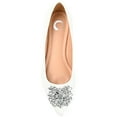 thumbnail image 5 of Journee Women's Renzo Pointed Toe Ballet Dress Flat with Jeweled Brooch, Widths Available, 5 of 10