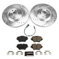 thumbnail image 3 of PowerStop Front Z23 Evolution Sport Carbon-Fiber Ceramic Brake Pad and Drilled & Slotted Rotor Kit Fits: MINI COOPER Select Models K8827, 3 of 10