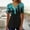 Blue, variant on 2024 short sleeve summer shirts for women Loose Women Casual Printing Short Sleeve Tee Tops Tunic Blouse Quick drying Floral Ruffle Trim Flouncev neck t shirts plus size tops Pink