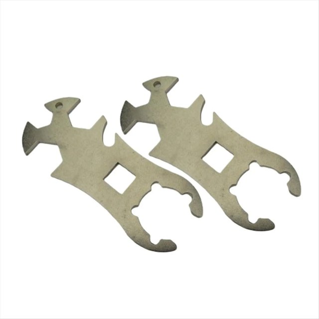 Regulator Wrenches Stainless Steel Cylinder Key Wrench Shut-Off Oxygen Tank Key Multifunctional Portable Handtool
