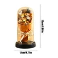 thumbnail image 2 of Valentine's Day Gift for Him/Her Rose Bouquet with LED Lights, Eternal Flowers in Glass Dome, Romantic Gift for Valentine's Day, Mother's Day, Anniversaries, Christmas, and Birthdays, 2 of 6