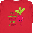 thumbnail image 4 of Inktastic You Make my Heart Skip a Beet Boys or Girls Long Sleeve Toddler T-Shirt, 4 of 5
