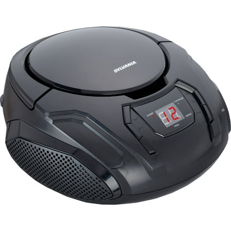 SYLVANIA SRCD261 Portable CD Player with AM/FM Radio (Best Small Cd Player 2019)