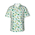 thumbnail image 2 of Picia Pineapple Gentle Cotton Regular Fit Short Sleeve Casual Hawaiian Shirt for Men-Medium, 2 of 9
