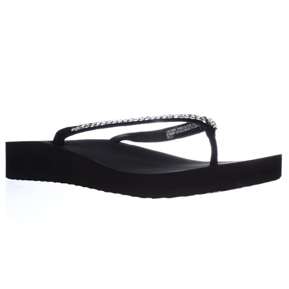 yellow box jello flip flops