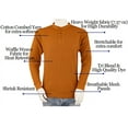 thumbnail image 3 of Big and Tall Mens Thermal Henley Shirt - THLS, 3 of 7
