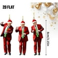 thumbnail image 5 of Trump Christmas Ornaments 2024 - Trump Dancing Ornament Set of 3 - Christmas Trump 2024 Ornament Acrylic 2D Christmas Tree Decorations, Trump Merchandise, Trump Xmas Gifts for Supporter, 5 of 6