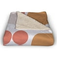 thumbnail image 3 of Creative Products Retro Shapes 50 x 60 Coral Fleece Blanket, 3 of 3