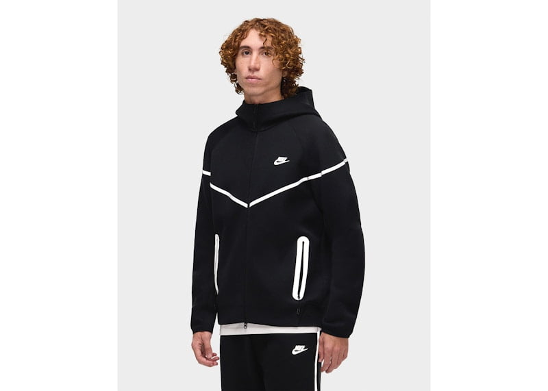 Nike Men's Sportswear Tech Fleece Full Zip Windrunner Hoodie Black