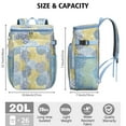 thumbnail image 3 of Retro Style Backpack Cooler 26 Cans – Waterproof Leakproof Insulated Cooler Bag with Vintage Artistic Patterns, Ideal for Camping & Everyday Lunch, 3 of 6