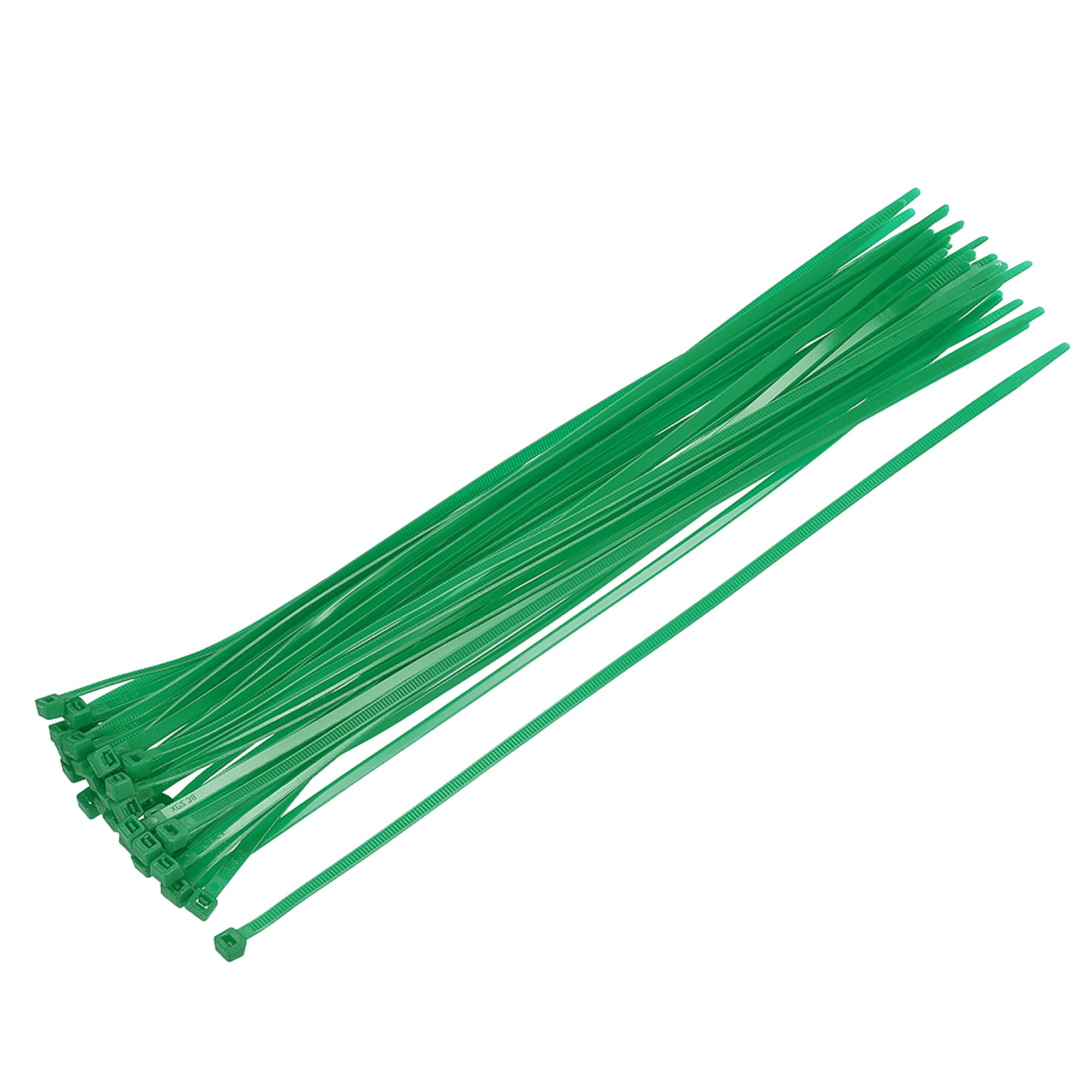 Cable Zip Ties 350mm x 4.8mm SelfLocking Nylon Tie Wraps Green 40pcs