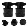 thumbnail image 1 of FONDOTIN 2 Set Drum Stand Accessories with Plastic Black Multifunctional Use, 1 of 5
