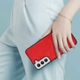 thumbnail image 5 of Allytech Wallet Case for Samsung Galaxy S22 - 2 Card Holder - Military Grade Drop Protection - Ultra Slim & Protective - Premium PU Leather Shockproof Phone Case for Women & Men - Red, 5 of 7