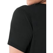 Athletic Works Womens Plus Active Core Short Sleeve V-Neck Tee 2-Pack