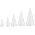 thumbnail image 3 of Foam Cone DIY Multi-use Blank Cake Dummy Christmas Tree Cone Craft Cone for Kids, 3 of 10