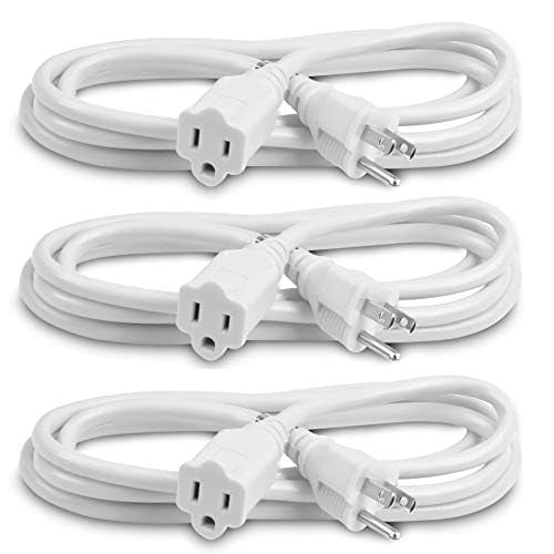 Cable de extensión BindMaster Heavy Duty de 10 pies, 16 AWG, 125 V, 13 A, 1 toma