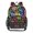 Neon-colored Triangle, variant on Iauyy Clear Backpack Heavy Duty PVC Transparent Backpack for College Workplace, Beige Color Tone