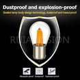 thumbnail image 6 of Ruiandsion 10pcs 1156 LED Bulbs 24V AC/DC Warm White 2200K, Reverse Turn Signal Lights, 6 of 10