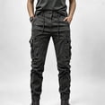 thumbnail image 2 of EazyTech Women's Tactical Jogger Pants - Elastic Cuff Outdoor Trousers with Utility Pockets for Hiking, 2 of 5