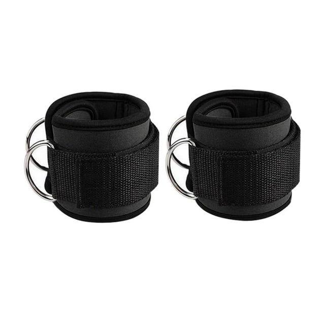 S SERENABLE 2 Pcs Poignets d'Exercice de Musculation Abducteurs de Hanches Accessoires de Mise en Forme Soutien Squat Noir