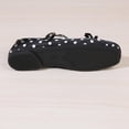 thumbnail image 6 of Miqool Womens Dot Print Loafers Flat Shoes Round Toe Bowknot Shallow Mouth Slip On Indoor Outdoor Comfortable Shoes, 6 of 9