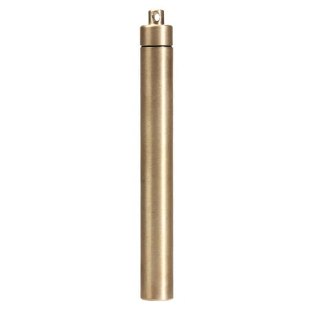 

Ti Alloy Waterproof Canister Toothpick Holder Capsule Seal Bottle Keyring