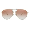 thumbnail image 2 of Victoria Beckham VB208S 43241 Gold/Burgundy Teardrop Aviator Sunglasses for womens, 2 of 5
