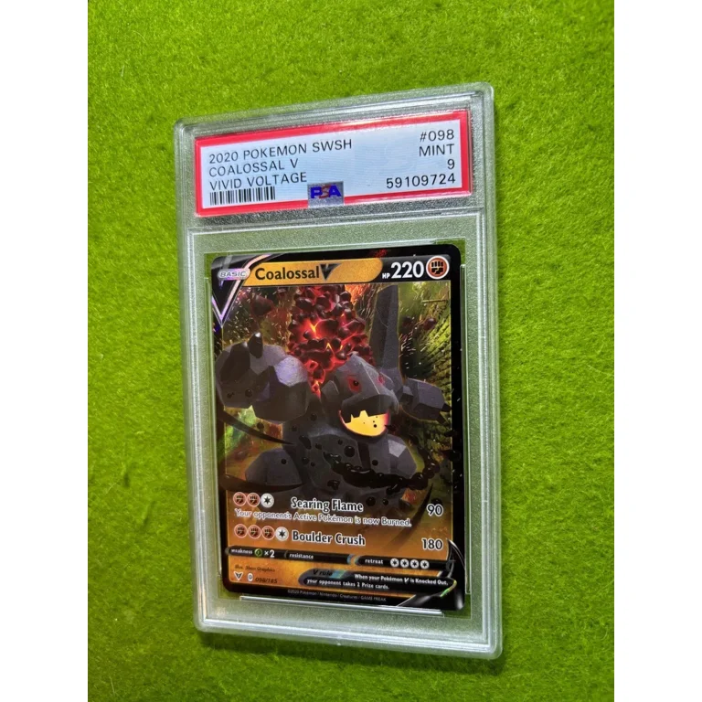 COALOSSAL V Pokémon TCG PSA 9 MT 2020 POKEMON Sword & Shield Vivid