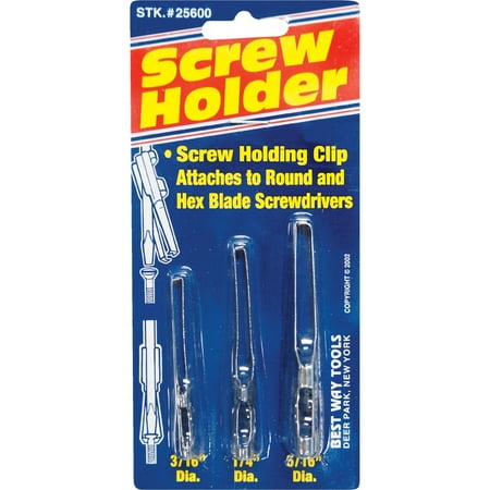 

2PK Best Way Tools Stainless Steel Screw Holder (3-Pack)