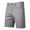 Gray, variant on Mens Slim Fit Chino Shorts Straight Cut Design Breathable Fabric Relaxed Silhouette for Casual Hangouts Gray 32